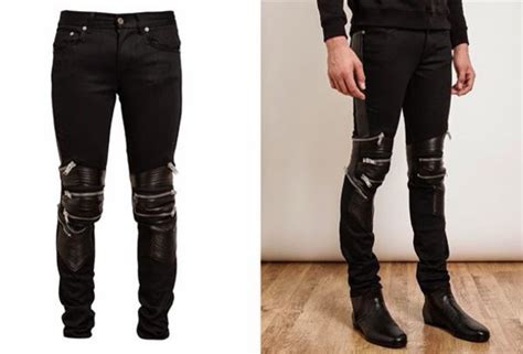 ysl jeans with zippers|ysl blue jeans.